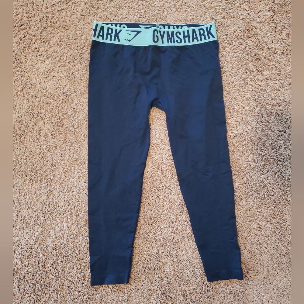 Gymshark seamless capri leggings Navy blue womens M